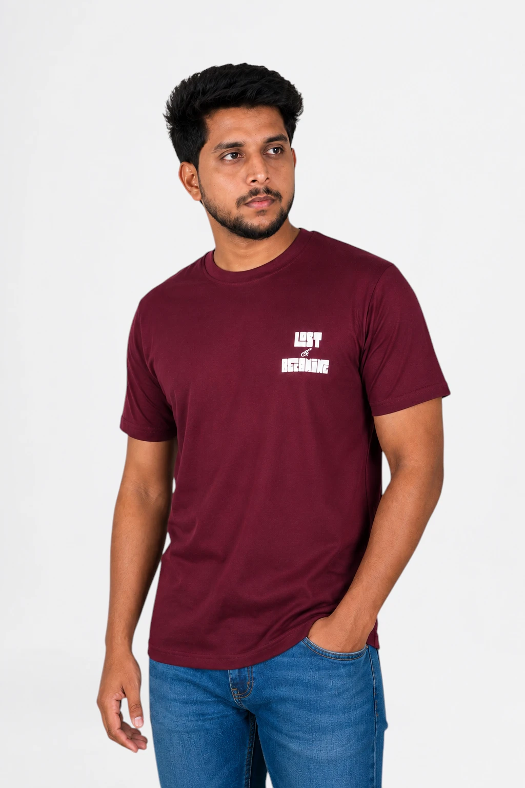 After Hours Tee Maroon T-Shirt