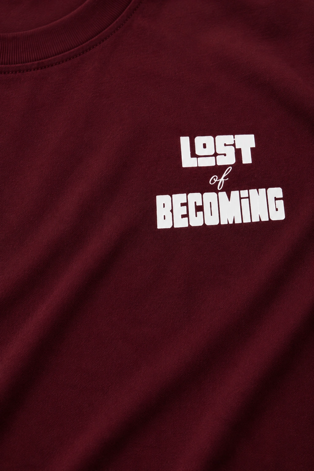 After Hours Tee Maroon T-Shirt - Image 8