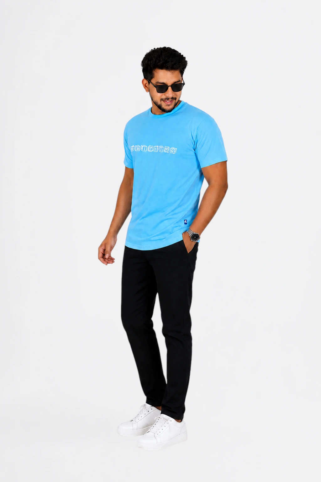 Drift Tee Blue T-Shirt - Image 2